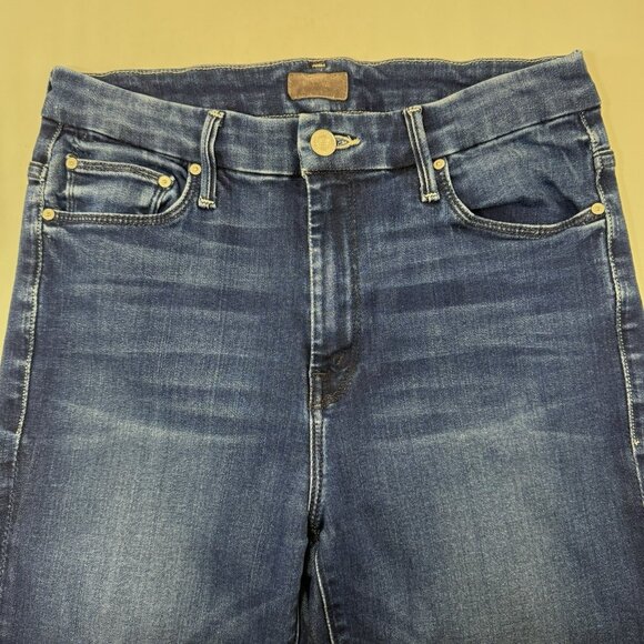 Mother Jeans Looker Ankle Fray Skinny Women Size 28 High Waisted Retro Boho Rock - Picture 9 of 12